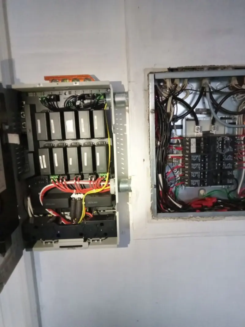 Electrical panel upgrade completed for Security Camera Wiring in Fortuna Foothills